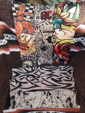 Tattoos Sleeve Bundle of SIX NEW